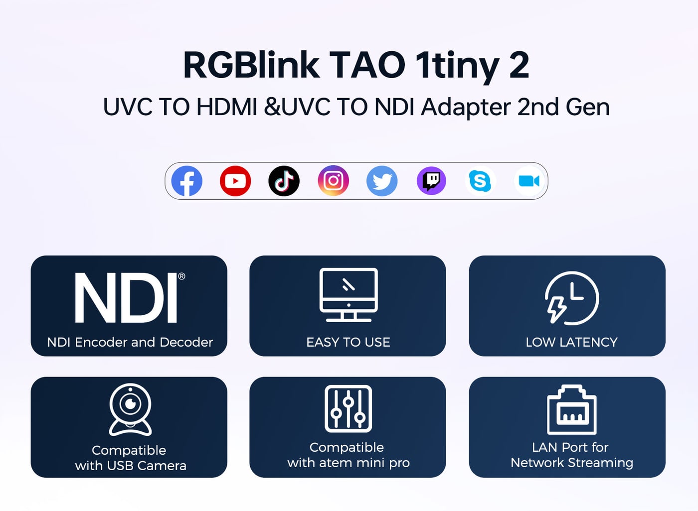 UVC to HDMI and NDI in one small box