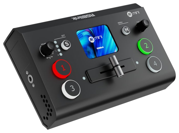 Touchscreen and two knobs