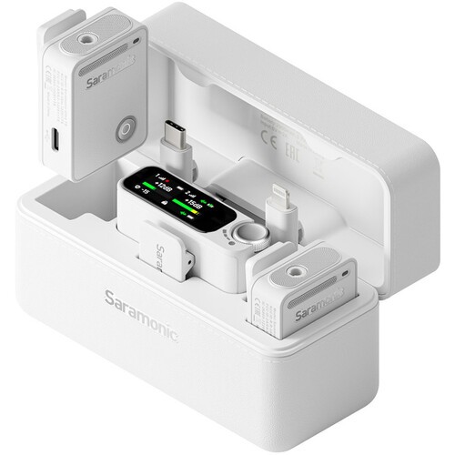 White Saramonic Ultra 02 wireless system