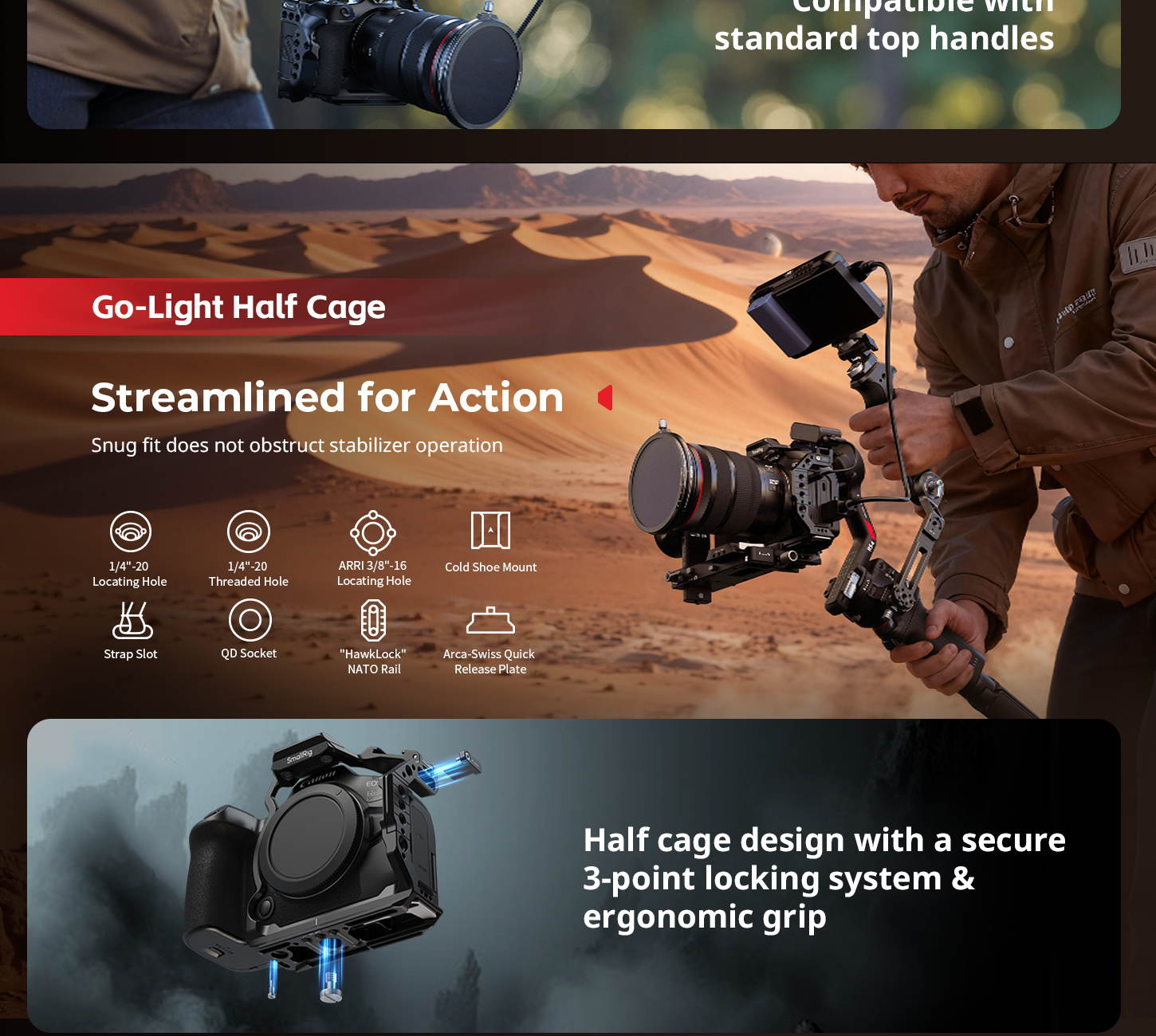SmallRig Canon R6 family – 5/8