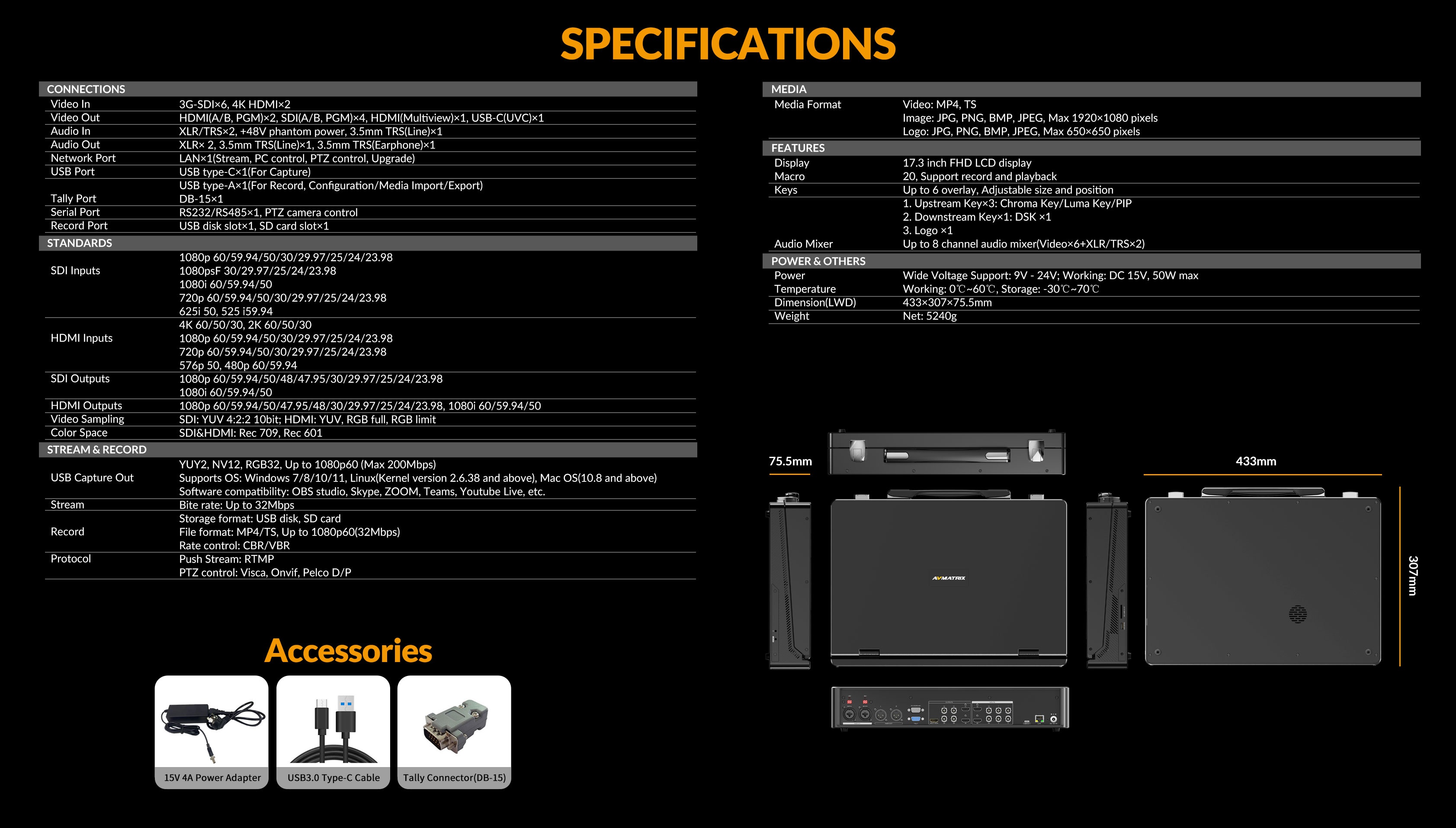 AVMatrix SHARK S6 PLUS