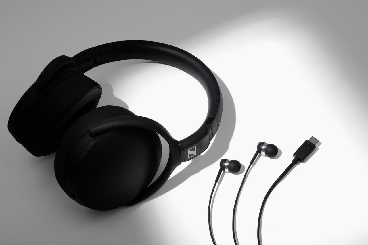 Detachable USB-C cable for Sennheiser HD 400 U