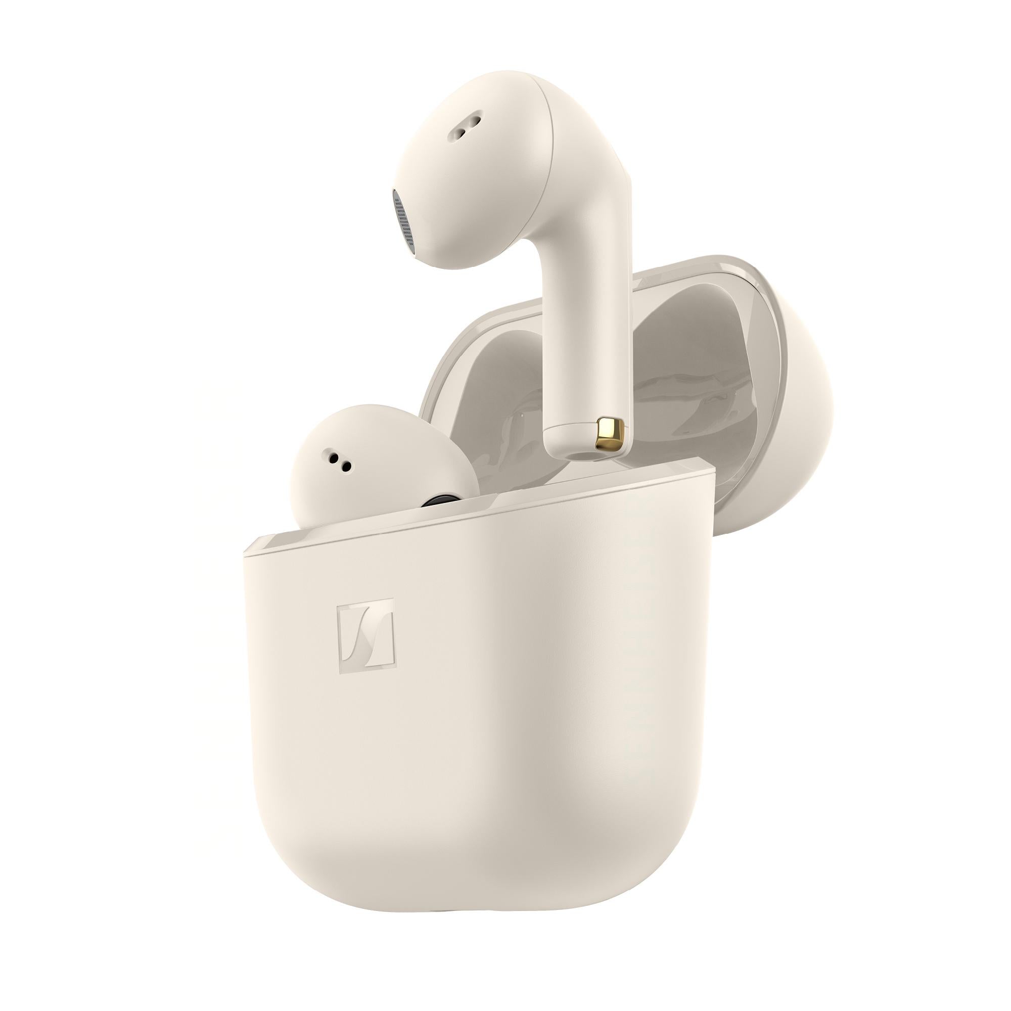 Cream ACCENTUM OPEN earbuds detail