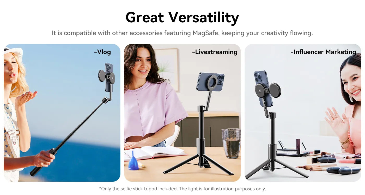 Ulanzi MG-003 use for vlogging, livestreaming and marketing
