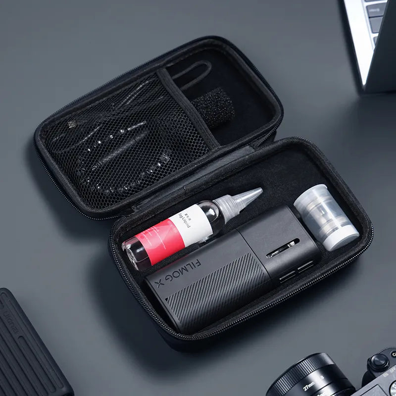 Ulanzi FM02 and supplied accessories in the case