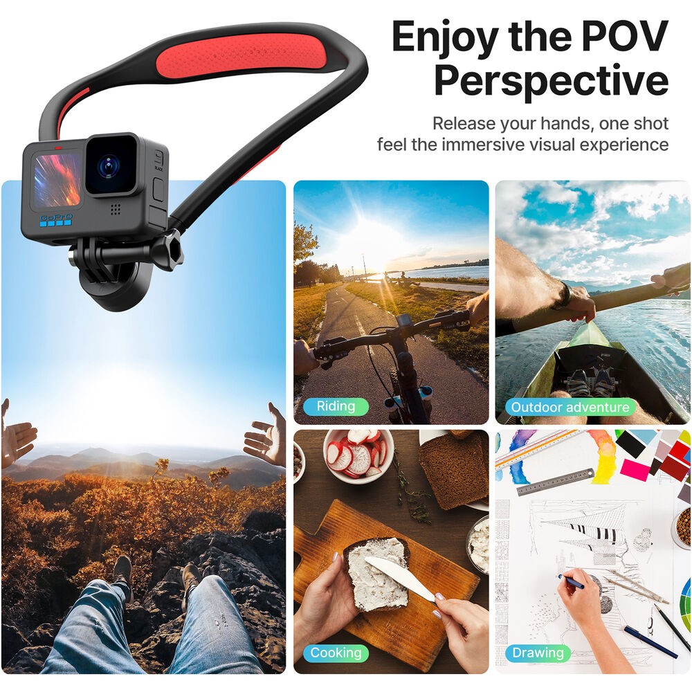 POV uses of the Ulanzi Go-Quick II neck mount
