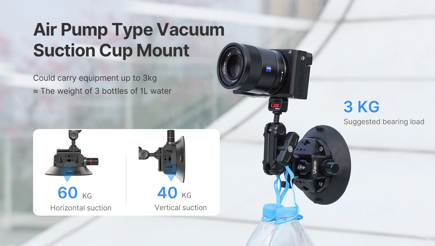 Ulanzi SC-02 Strong Suction Cup Mount 4.5″