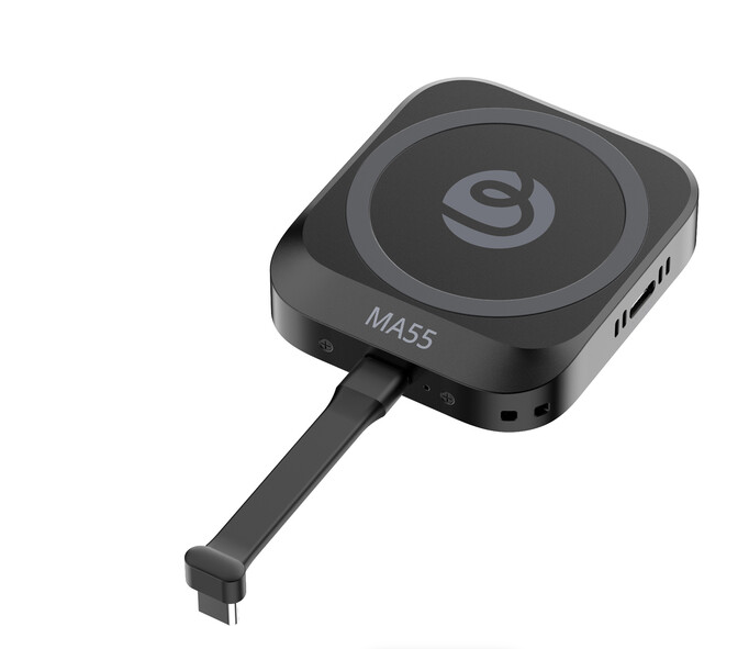 Ulanzi MA55 upevněný na telefonu