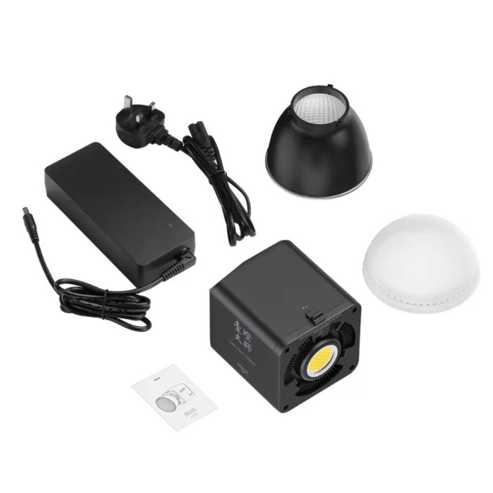 Ulanzi ML100RGB s reflektorem a difuzní kopulí
