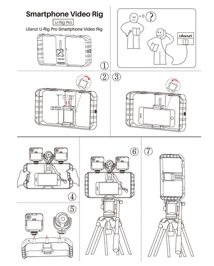 Ulanzi U-Rig Pro montážní body