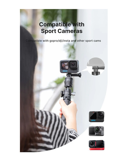 Ulanzi Go-Quick II adapter used with action cameras