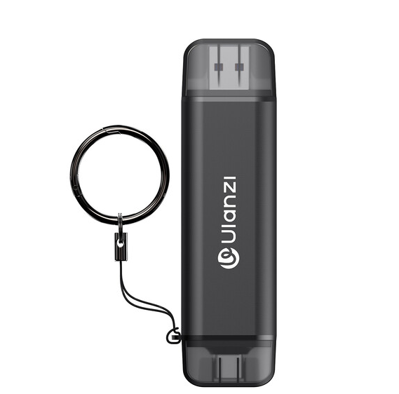 Ulanzi CR3 3-in-1 card reader with keyring loop