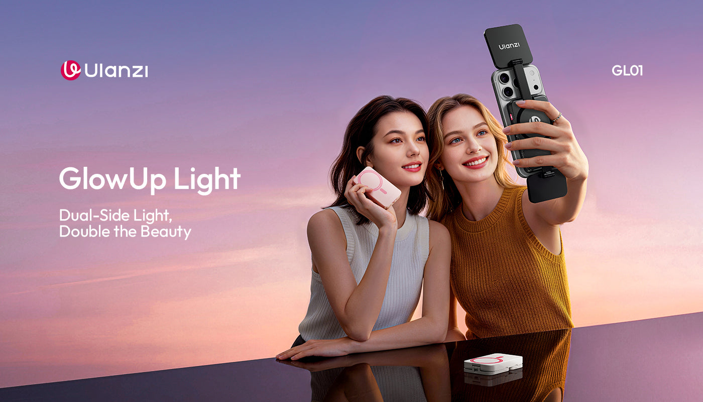 GL01 GlowUp in use for mobile content creation