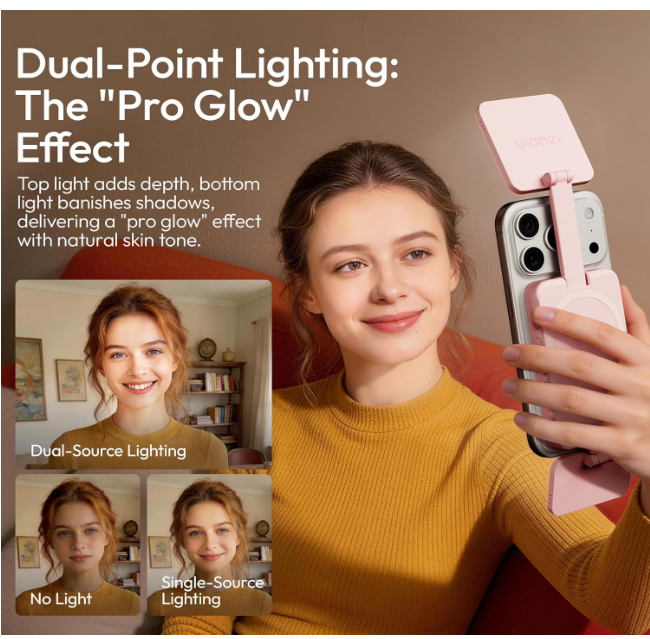Dual-point lighting with Ulanzi GL01