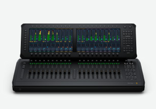 Fairlight Live Audio Panel 20 with two touchscreens