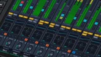Fairlight Live control-surface channel display