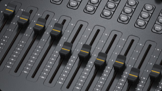 Fairlight Live motorized faders