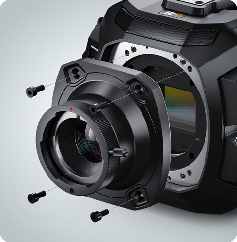 Blackmagic URSA Cine Mount B4 optical detail
