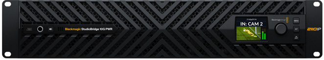 Blackmagic StudioBridge 10G PWR rack unit