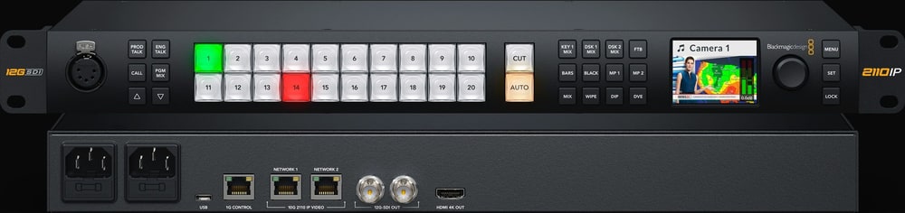 ATEM Monitoring Rack Panel 20 – Monitoring right in the rack