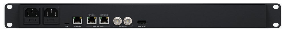 ATEM Monitoring Rack Panel 20 – 2110 to SDI and HDMI conversion