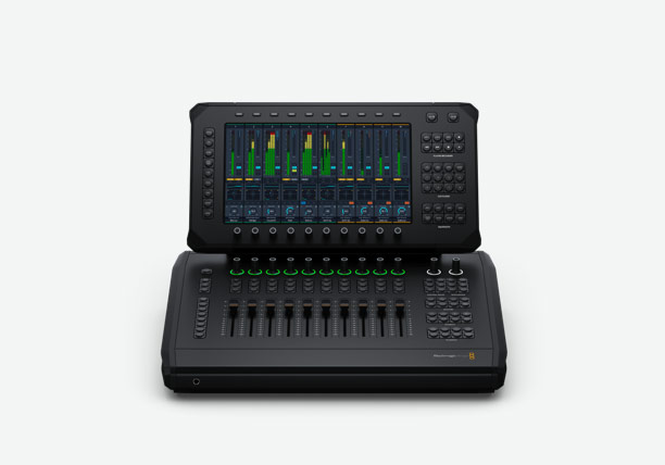 Fairlight Live Audio Panel 10 with 10 motorized faders
