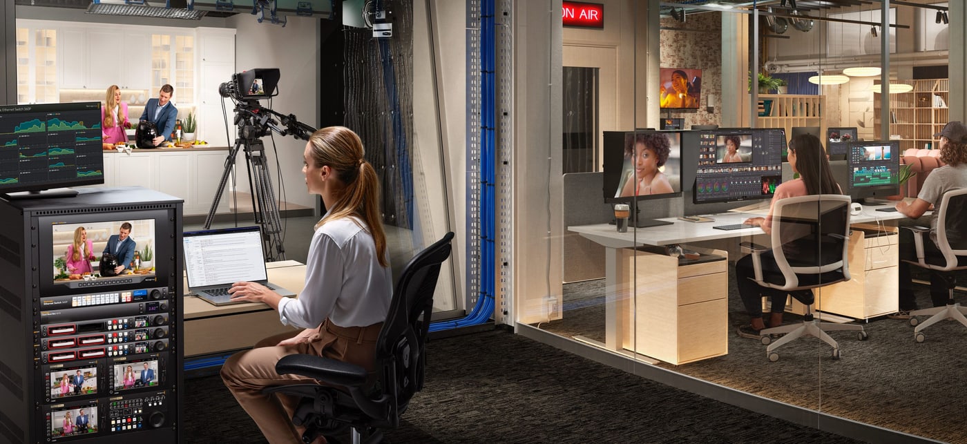 Blackmagic Ethernet Switch 820 – High performance switch with front-to-back cooling