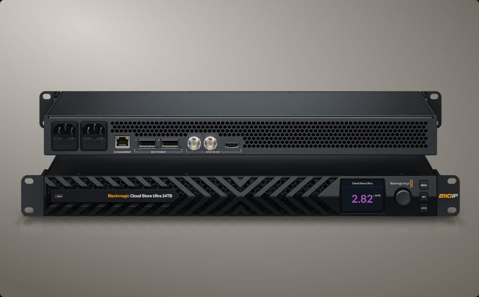 HyperDeck ISO Recorder 100G – Recording to fast network storage