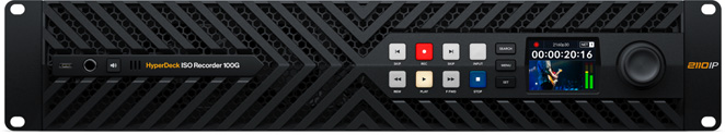 HyperDeck ISO Recorder 100G in rack format
