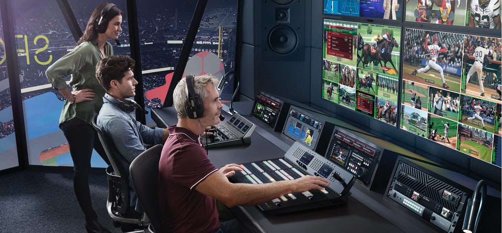 ATEM 4 M/E Constellation IP Plus – Software and hardware panels