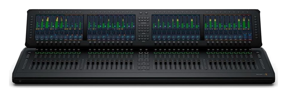 Blackmagic Design Fairlight Live Audio Panel 40 – Upper deck: functions and processing