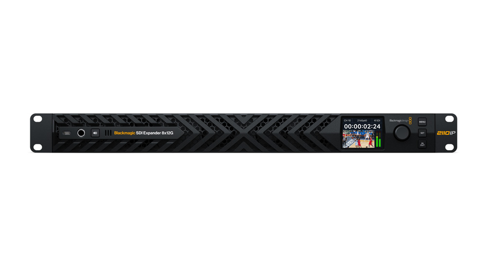 Blackmagic SDI Expander 8x12G front panel