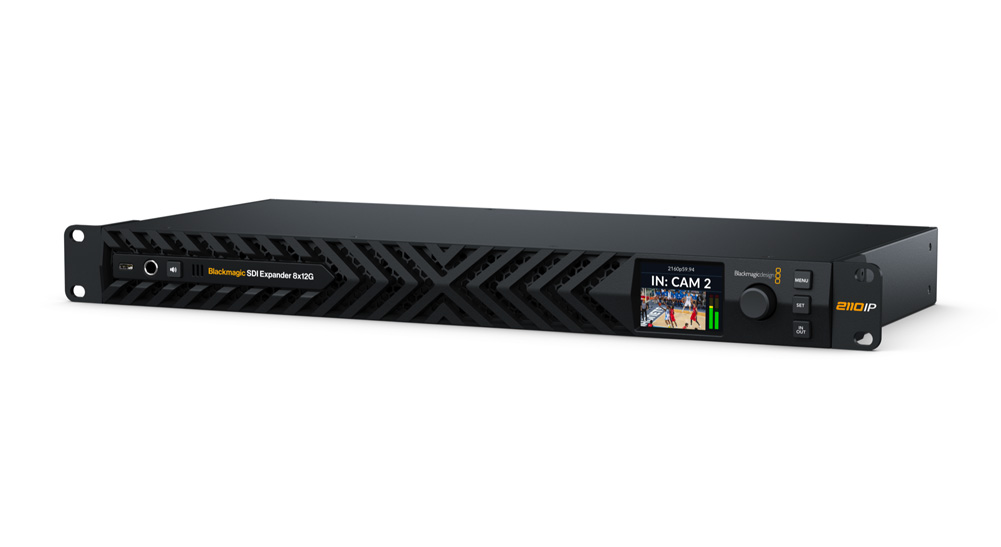 Blackmagic SDI Expander 8x12G rack-mount unit