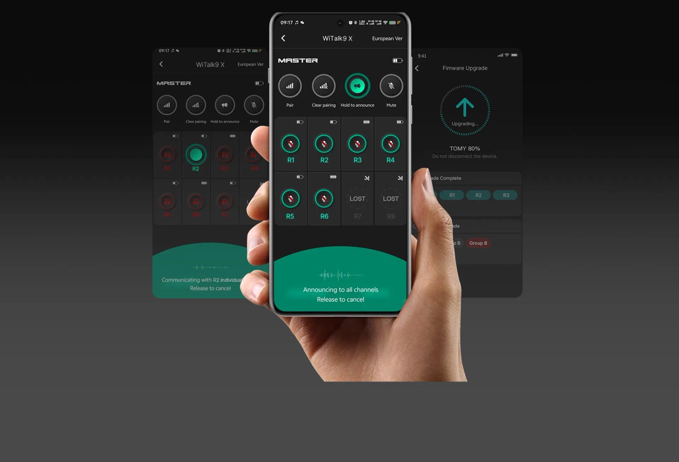 Saramonic WiTalk9 X-DRH – Saramonic app