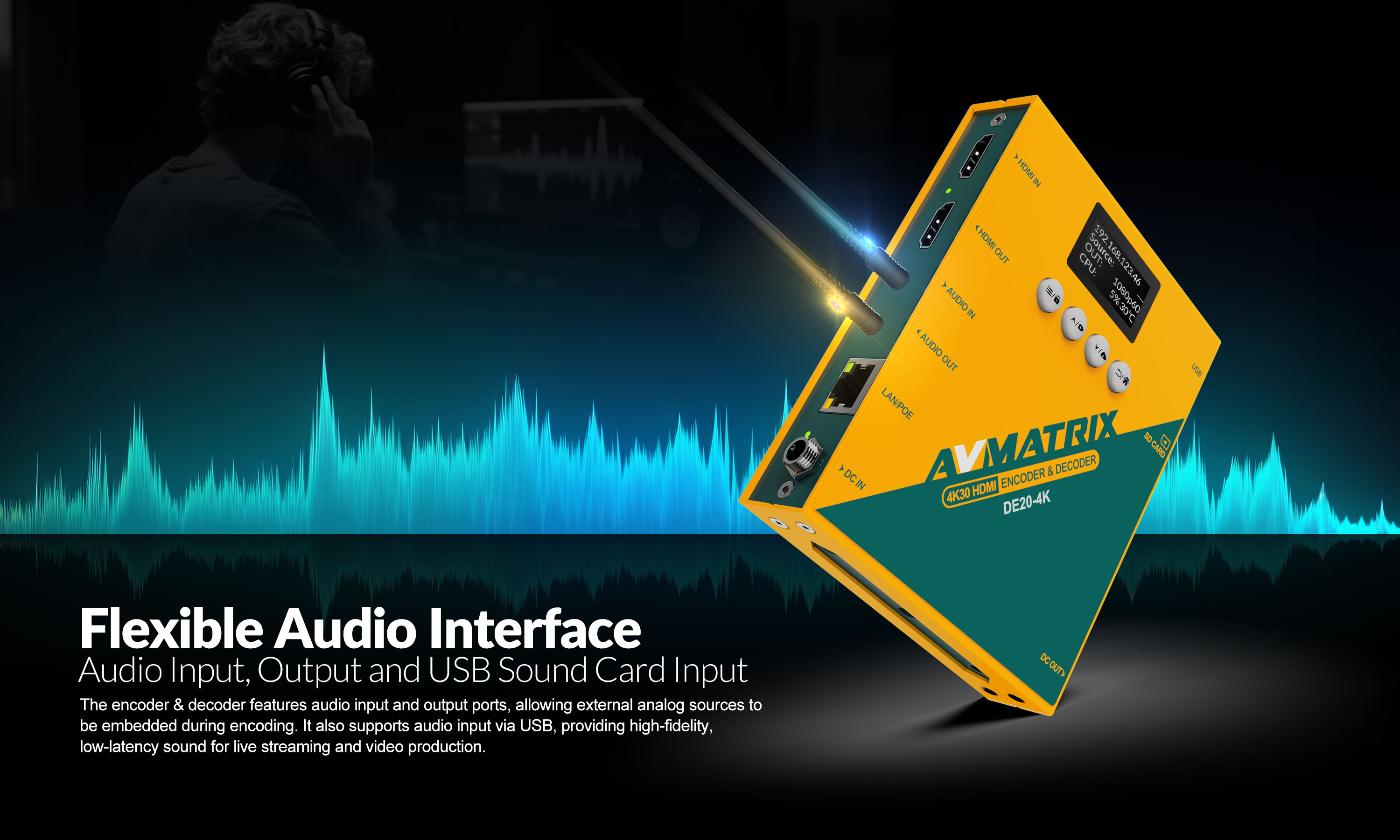 AVMatrix 4K HDMI Encoder & Decoder