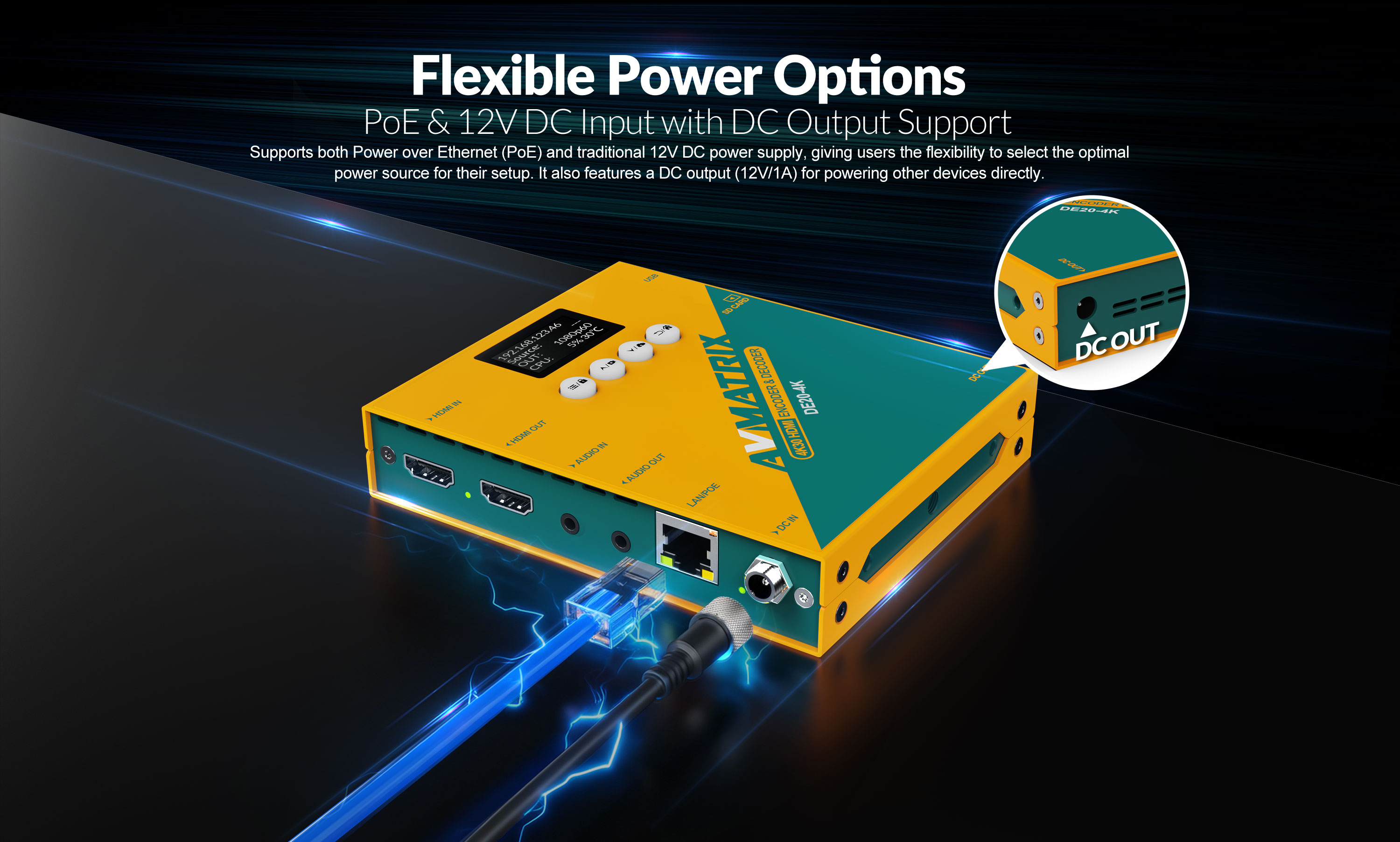 AVMatrix 4K HDMI Encoder & Decoder