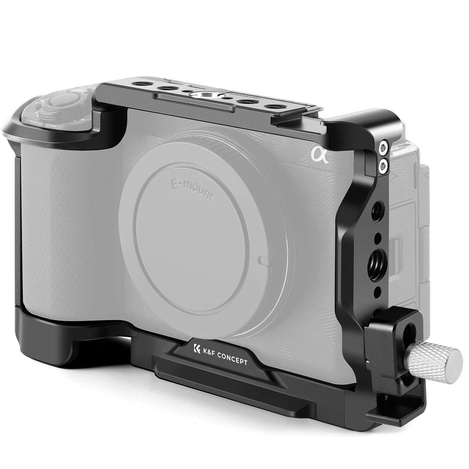 K&F Concept cage on Sony ZV-E1