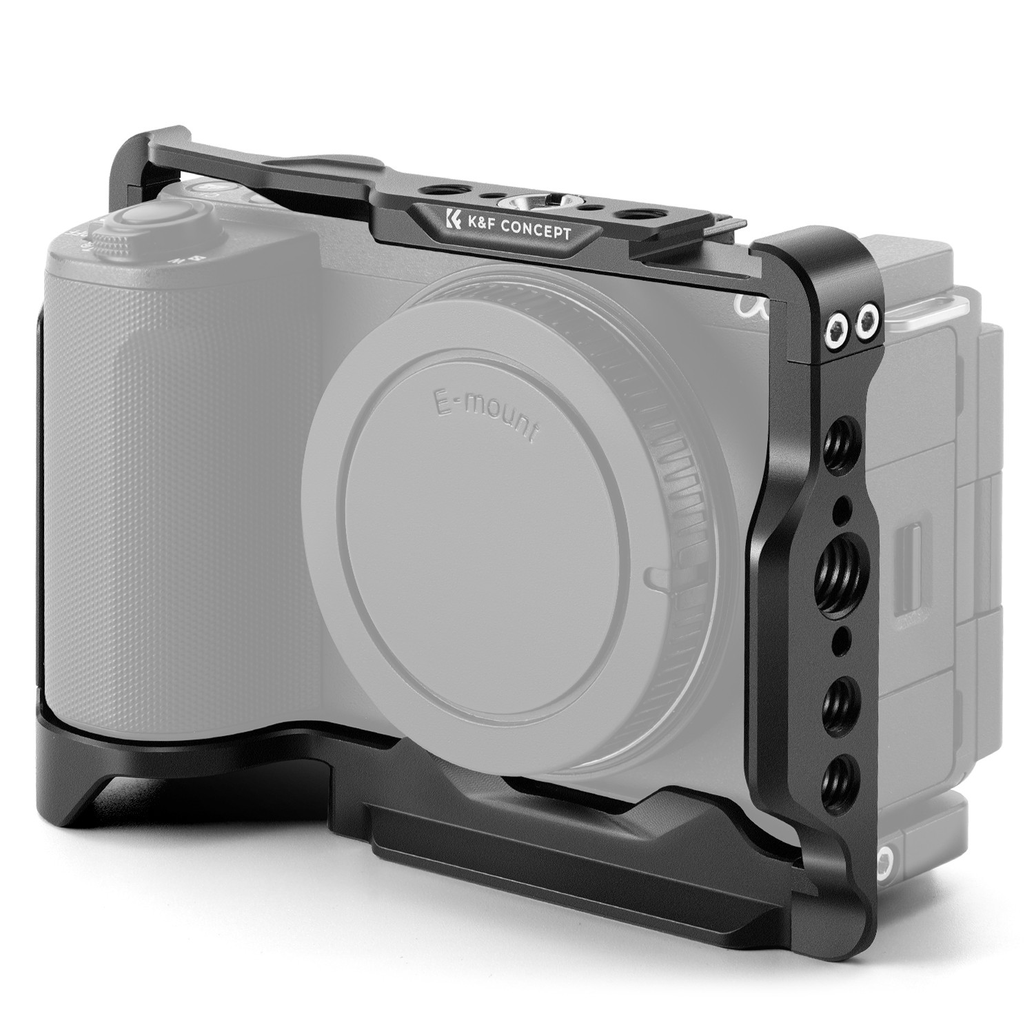 K&F Concept cage on Sony ZV-E10 II