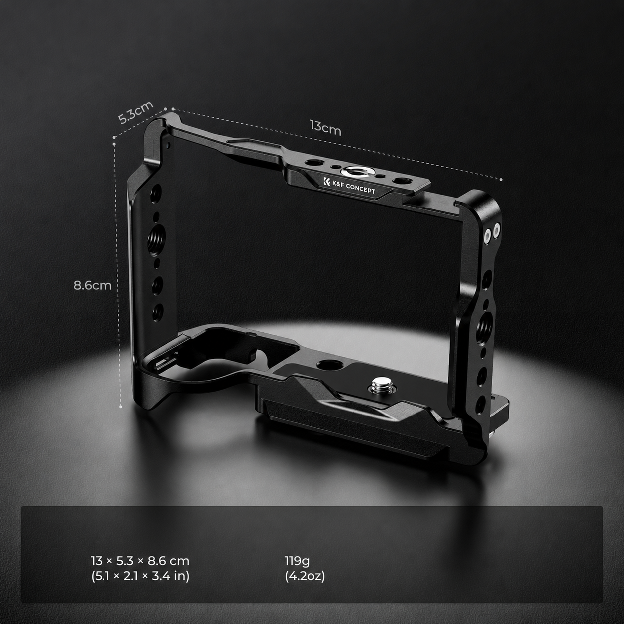 K&F Concept KF31.241 cage dimensions