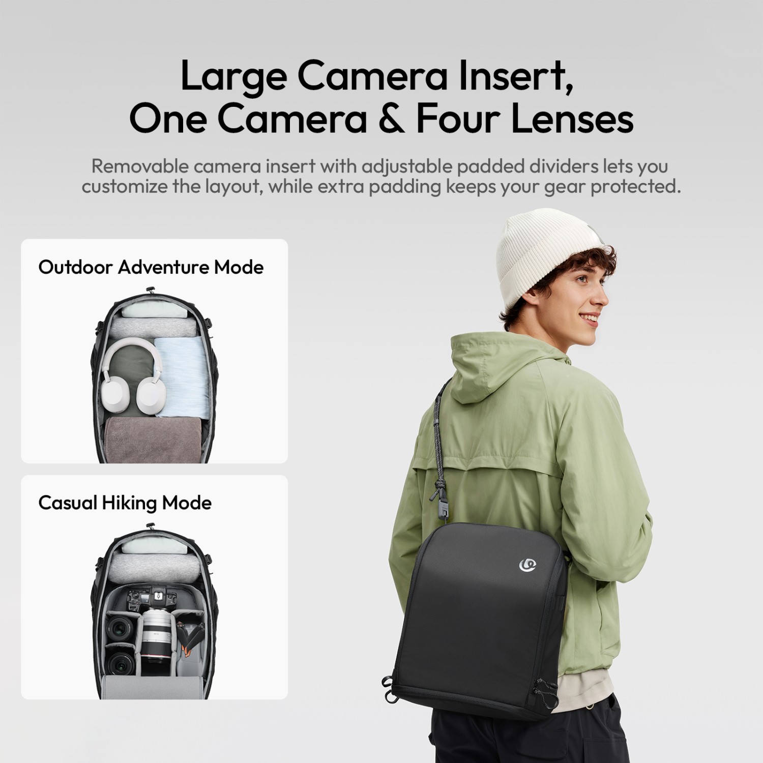 Ulanzi TP01 – 25L travel photography backpack
