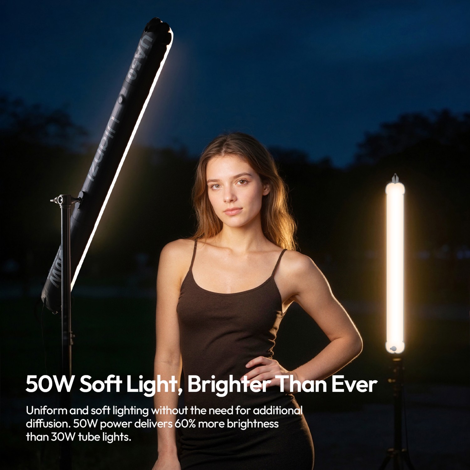 Ulanzi UA50 50W Bi-Color Air Tube Light without adapter