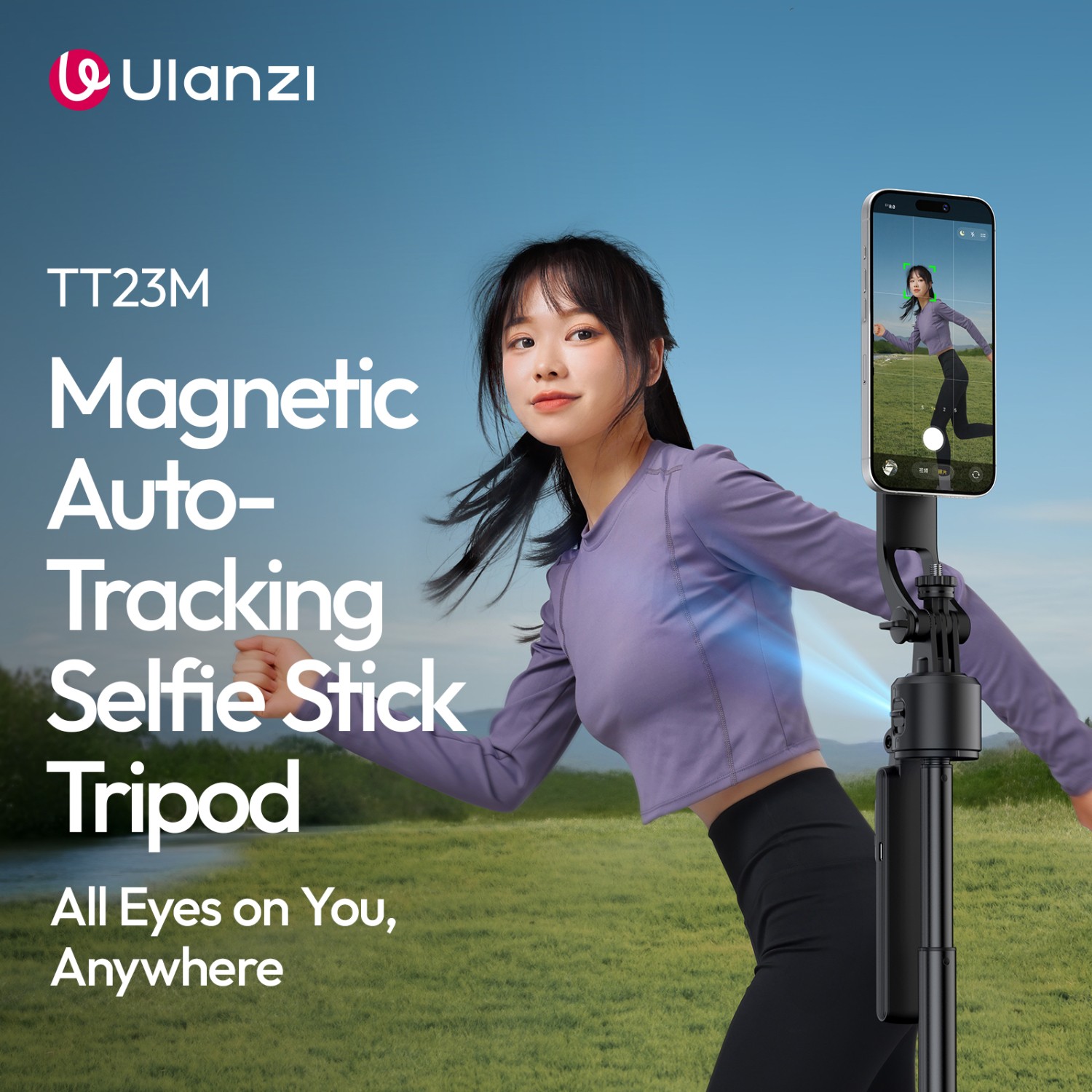 Ulanzi TT23 – magnetic auto-tracking tripod