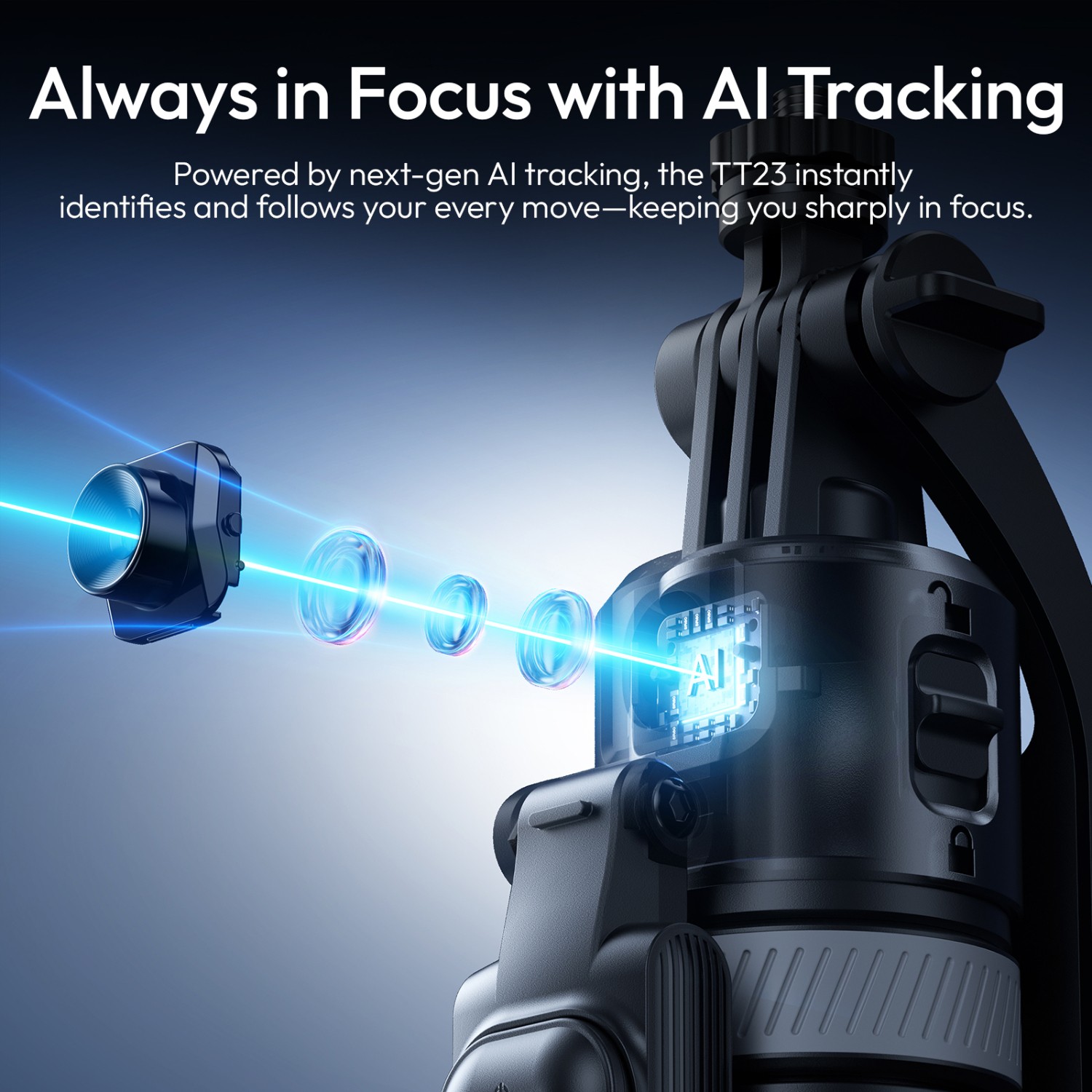 Ulanzi TT23 – magnetic auto-tracking tripod