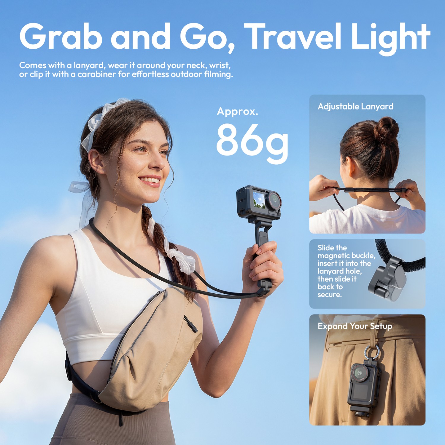 Ulanzi MA70 – magnetic action camera tripod