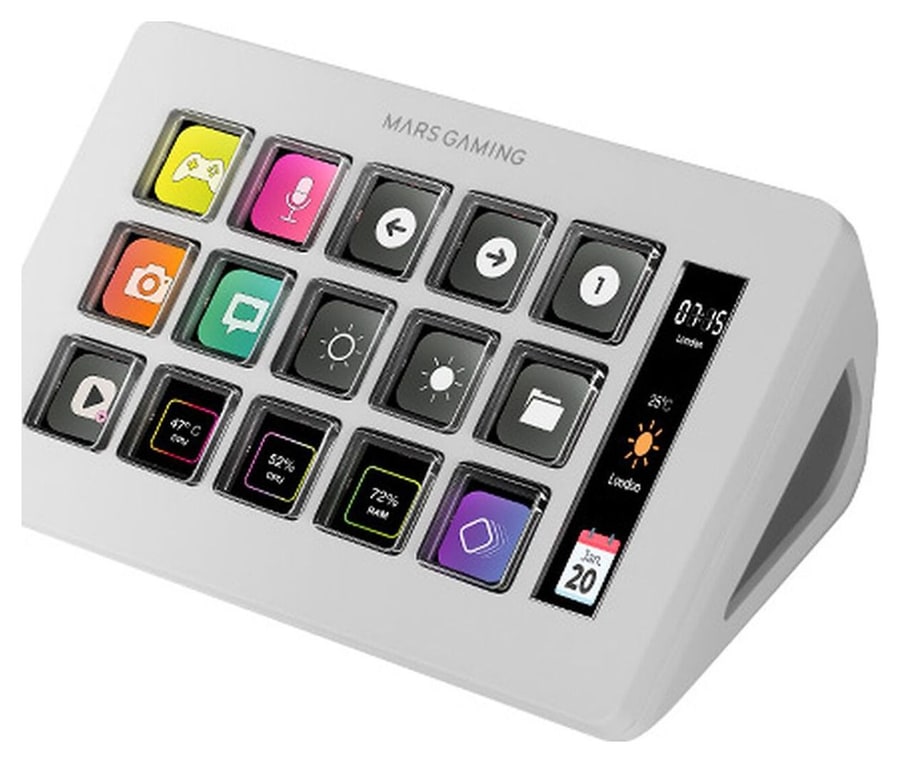 Mars Gaming MSD-ONE – 15 customisable LCD keys