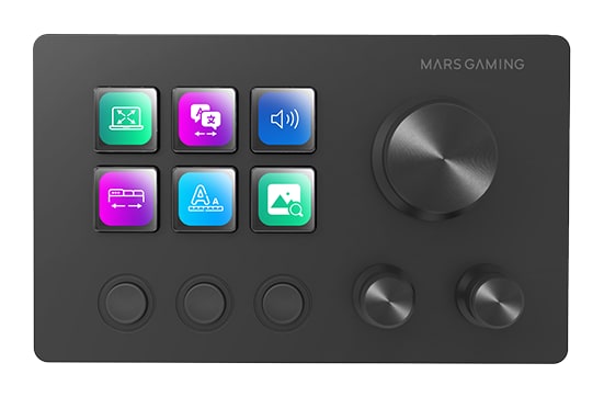 Mars Gaming MSD-TWO – 6 customisable LCD keys