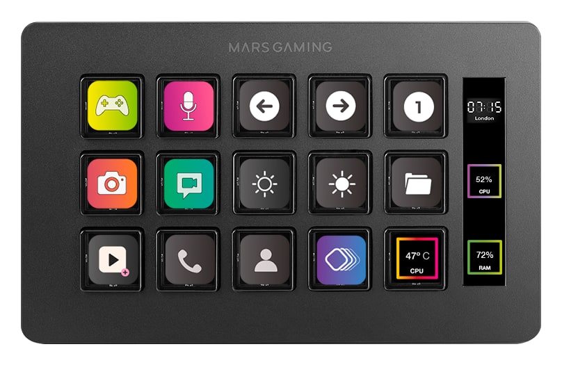Mars Gaming MSD-ONE – Software with scenes and plug-ins