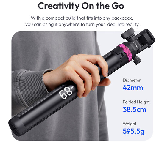 Ulanzi MT-89 quick-release head and cold shoe mount