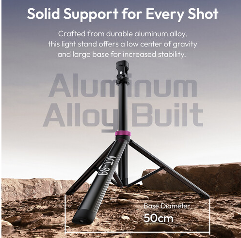 Ulanzi MT-89 height adjustment up to around 2 m
