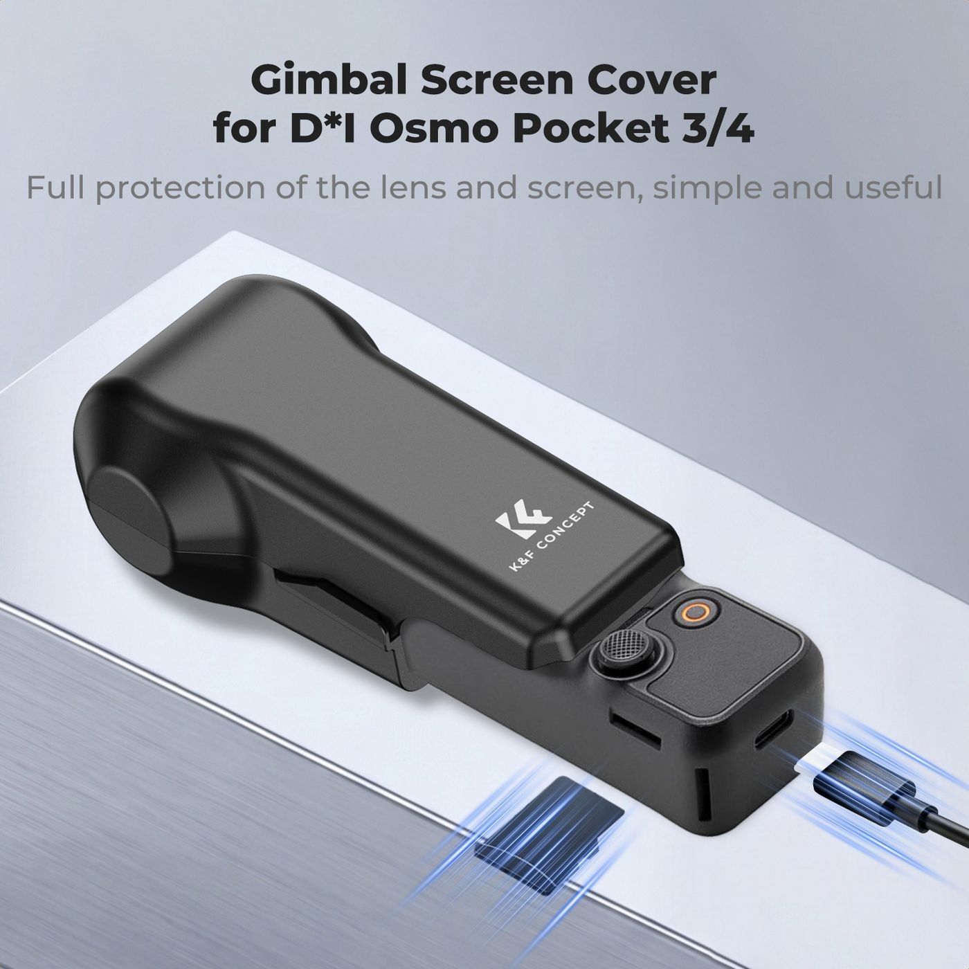 Ochranný kryt displeje a objektivu DJI Osmo Pocket 3/4 detail